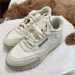 Club C Reebok Platform Tennis Shoes